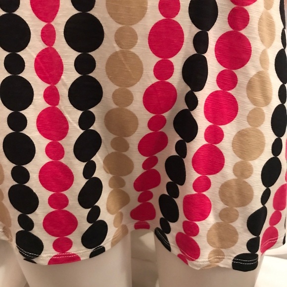 3x Ruby Rd circle print top - Picture 4 of 4